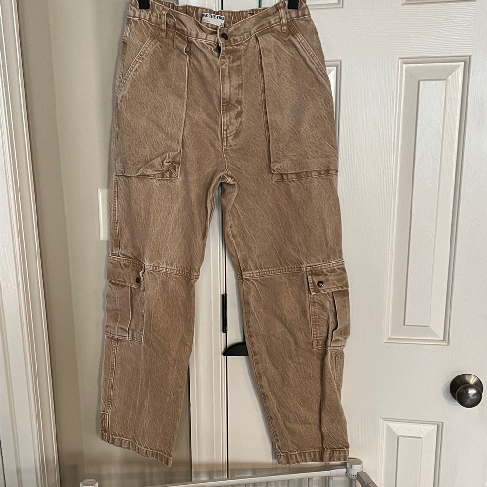 We The Free Women's Tan Cargo Pants